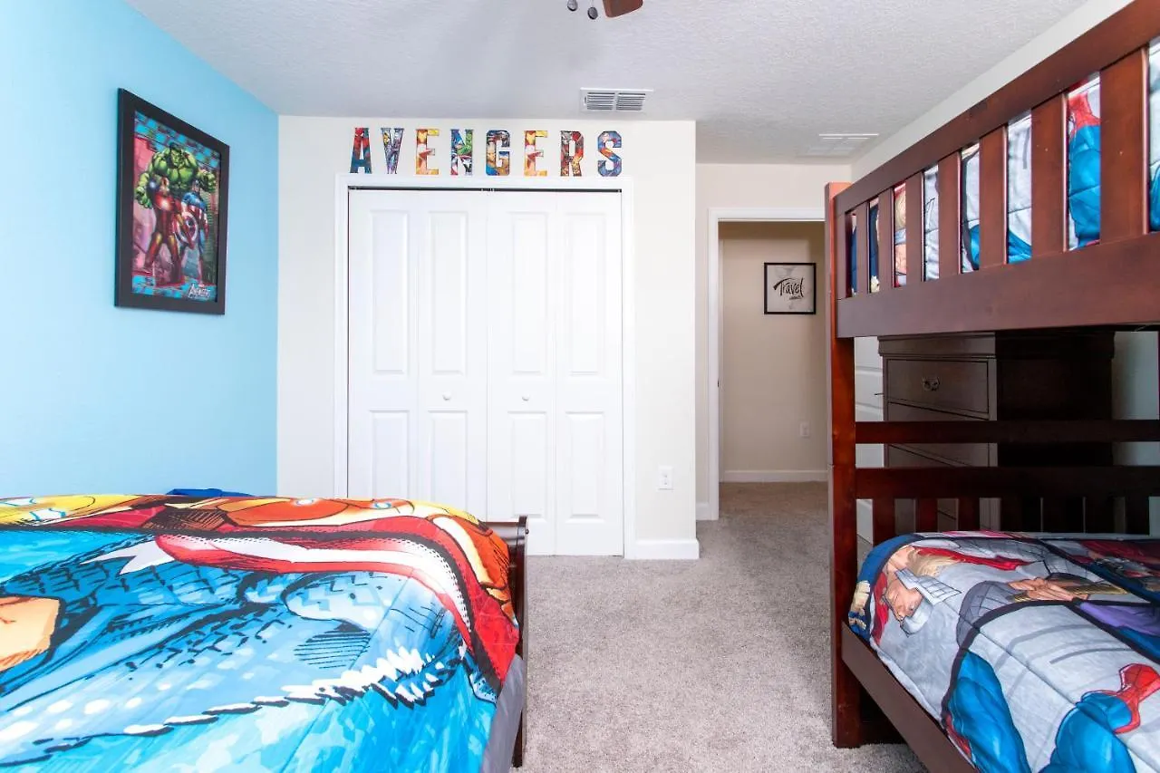 Stunning Four Bedroom W/ Screened Pool Close To Disney 1559 Four Corners